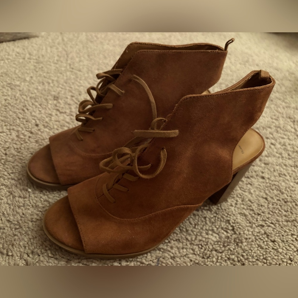 Open toe GAP booties. Never worn